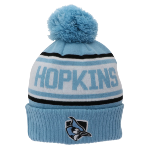 League-Legacy League-Legacy Adult Johns Hopkins Blue Jays Light Blue Pom Knit Beanie, Men's - $18.74 at DICK'S Sporting Goods
