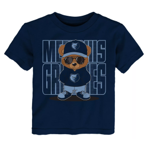 NBA Toddler Memphis Grizzlies Teddy Fan T-Shirt, Boys', 2T, Blue