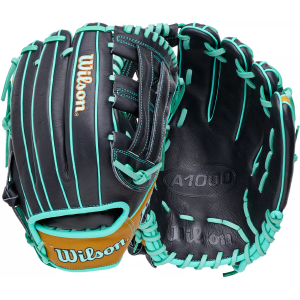 Wilson 12" DW5 A1000 Series Glove, Men's, Black/Tan/Seafoam