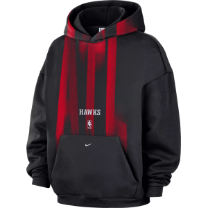 Nike Adult Atlanta Hawks Worn With Obsession Standard Issue Game Theater Team Hoodie, Men's, Small, Black