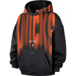 Nike Adult New York Knicks Worn With Obsession Standard Issue Game Theater Team Hoodie, Men's, Large, Black
