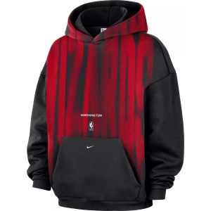 Nike Adult Washington Wizards Worn With Obsession Standard Issue Game Theater Team Hoodie, Men's, Large, Black