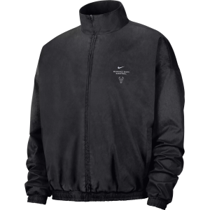 Nike Adult Milwaukee Bucks Worn With Obsession Standard Issue Game Theater Calm Woven Jacket, Men's, Medium, Black