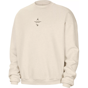 Jordan Adult Charlotte Hornets Worn With Obsession Standard Issue Stretch Crew Sweatshirt, Men's, Small, White