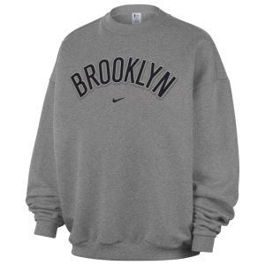 Nike Nike Adult Brooklyn Nets Worn With Obsession Standard Issue Wordmark Grey Crew Sweatshirt, Men's, Medium, Gray - $100.00 at DICK'S Sporting Goods