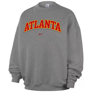Nike Nike Adult Atlanta Hawks Worn With Obsession Standard Issue Wordmark Grey Crew Sweatshirt, Men's, Small, Gray - $100.00 at DICK'S Sporting Goods