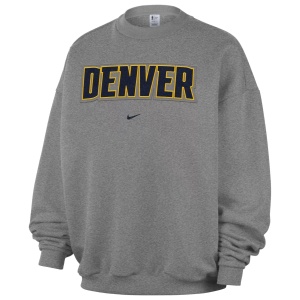 Nike Nike Adult Denver Nuggets Worn With Obsession Standard Issue Wordmark Grey Crew Sweatshirt, Men's, Small, Gray - $100.00 at DICK'S Sporting Goods