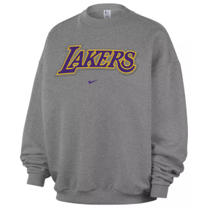 Nike Nike Adult Los Angeles Lakers Worn With Obsession Standard Issue Wordmark Grey Crew Sweatshirt, Men's, Small, Gray - $100.00 at DICK'S Sporting Goods