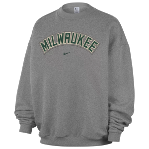 Nike Nike Adult Milwaukee Bucks Worn With Obsession Standard Issue Wordmark Grey Crew Sweatshirt, Men's, Small, Gray - $100.00 at DICK'S Sporting Goods