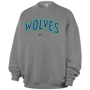 Nike Nike Adult Minnesota Timberwolves Worn With Obsession Standard Issue Wordmark Grey Crew Sweatshirt, Men's, Small, Gray - $100.00 at DICK'S Sporting Goods