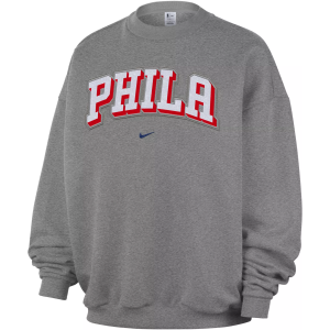 Nike Nike Adult Philadelphia 76ers Worn With Obsession Standard Issue Wordmark Grey Crew Sweatshirt, Men's, Small, Gray - $100.00 at DICK'S Sporting Goods