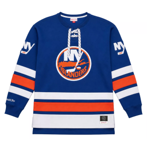 Profile Varsity Men's New York Islanders Laceup Fleece Sweatshirt, 3XLT, Blue