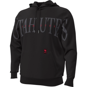 Under Armour Men's Utah Utes Icon Fleece Hoodie, XXL, Black