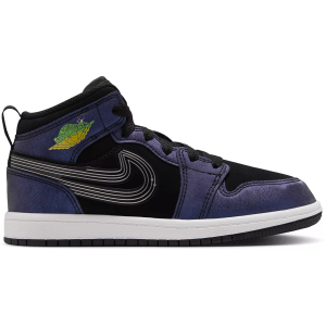 Jordan Jordan Kids' Preschool Jordan 1 Mid SE "Space Jam" Basketball Shoes, Size 13, Black/Yellow/Green - $79.99 at DICK'S Sporting Goods