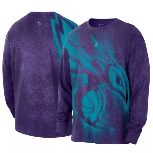 Jordan Jordan Adult Charlotte Hornets Worn With Obsession Essential Game Theater Anthem Long Sleeve Shirt, Men's, Medium, Purple - $65.00 at DICK'S Sporting Goods