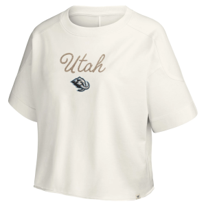 NHL Women's Utah Mammoth Signature Off White T-Shirt, Large