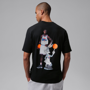 Jordan Jordan Men's Brooklyn Space Jam Graphic Crew-Neck T-Shirt T-Shirt, Medium, Black - $45.00 at DICK'S Sporting Goods
