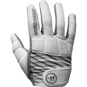 Warrior Field Lacrosse Gloves, Women's, Medium, White