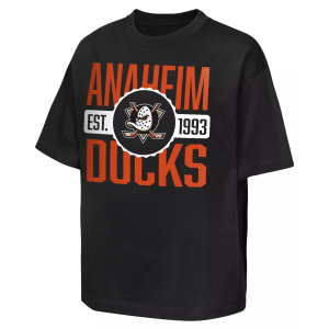 Outerstuff NHL Youth Anaheim Ducks Black Shot Speed T-Shirt, Small - $35.00 at DICK'S Sporting Goods