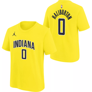 Jordan Jordan Boys' Indiana Pacers Yellow Shirt, Small - $32.00 at DICK'S Sporting Goods