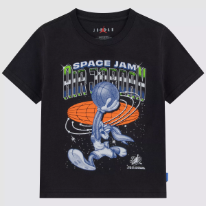 Jordan Jordan Little Kids' Space Jam 30 Bugs Bunny Slam Graphic Tee, Size 4, Black - $30.00 at DICK'S Sporting Goods