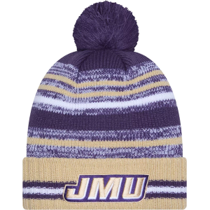 New Era New Era Adult James Madison Dukes Purple Cheer Knit Hat, Men's - $24.99 at DICK'S Sporting Goods