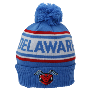 League-Legacy League-Legacy Adult Delaware State Hornets Blue Pom Knit Beanie, Men's - $18.74 at DICK'S Sporting Goods