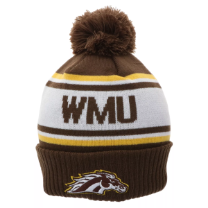 League-Legacy League-Legacy Adult Western Michigan Broncos Brown Pom Knit Beanie, Men's - $18.74 at DICK'S Sporting Goods