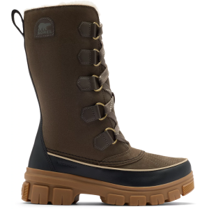SOREL Women's Tivoli V Tall Waterproof Boots, Size 10, Major/Black