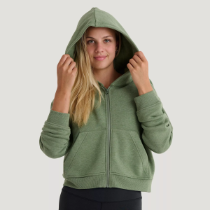 Free Fly Free Fly Women's Bamboo Northcoast Full-Zip Fleece Hoodie, XS, Heather Olivine - $138.00 at DICK'S Sporting Goods