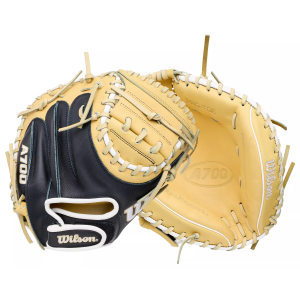 Wilson 32.5" A700 Series Catcher's Mitt, Men's, Yellow/Black/White