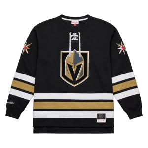 Profile Varsity Men's Vegas Golden Knights Laceup Fleece Sweatshirt, 2X, Black