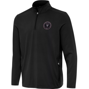 Antigua Adult Inter Miami CF Perilous 1/4 Zip Pullover, Men's, XXL, Black
