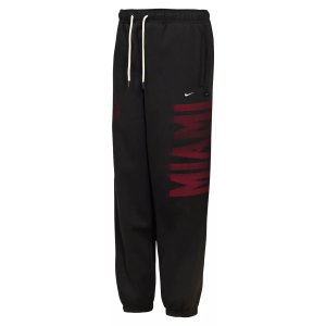 Nike Youth Miami Heat Wordmark Pants, Small, Black