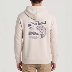 Free Fly Men's Bait Shop Fleece Hoodie, XL, French Oak