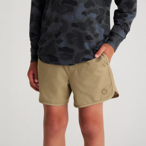 Free Fly Kids' 4" Reverb Short, XS, Coriander
