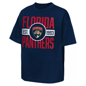 Outerstuff NHL Youth Florida Panthers Navy Shot Speed T-Shirt, Small, Blue - $35.00 at DICK'S Sporting Goods