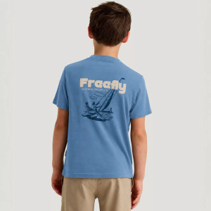 Free Fly Free Fly Kids' Outdoor Specialist Graphic Tee, Small, Pacific Blue - $34.00 at DICK'S Sporting Goods