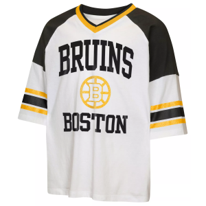 Outerstuff NHL Girls' Boston Bruins White Uplifter T-Shirt, Small - $32.00 at DICK'S Sporting Goods