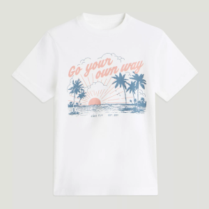 Free Fly Free Fly Little Kids' Go On Your Own Way Graphic Tee, 3T, Bone - $28.00 at DICK'S Sporting Goods