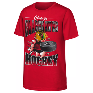 Outerstuff NHL Youth Chicago Blackhawks University Red Breakout 2.0 T-Shirt, Small - $25.00 at DICK'S Sporting Goods