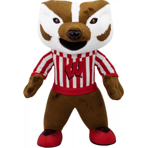 Uncanny Brands Wisconsin Badgers Mascot Plush