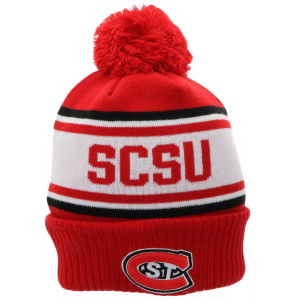 League-Legacy League-Legacy Adult St. Cloud State Huskies Red Pom Knit Beanie, Men's - $18.74 at DICK'S Sporting Goods