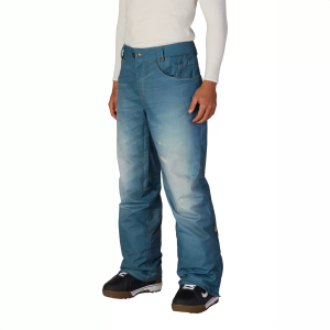 686 Men's Deconstructed Denim Insulated Pant, XL, Indigo Denim