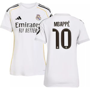 Adidas adidas Women's Real Madrid Kylian Mbappe 2026 Home Replica Jersey, Medium, White - $130.00 at DICK'S Sporting Goods