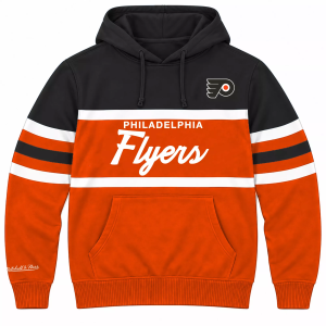 Profile Varsity Men's Philadelphia Flyers Head Coach Big and Tall Hoodie, 3X, White