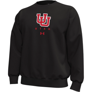Under Armour Under Armour Men's Utah Utes Icon Fleece Crewneck Sweatshirt, Small, Black - $70.00 at DICK'S Sporting Goods