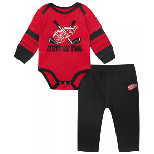 NHL Infant Detroit Red Wings Little Sniper Apparel Set, Boys', 12M