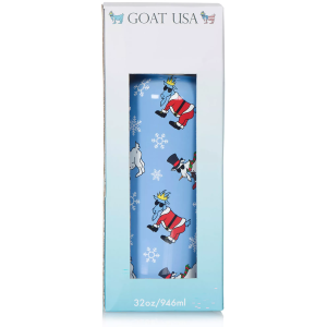 GOAT USA AOP Holiday Water Bottle, Kids, Carolina Blue