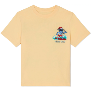 GOAT USA Boys' Santa Surf T-Shirt, Small, Impala